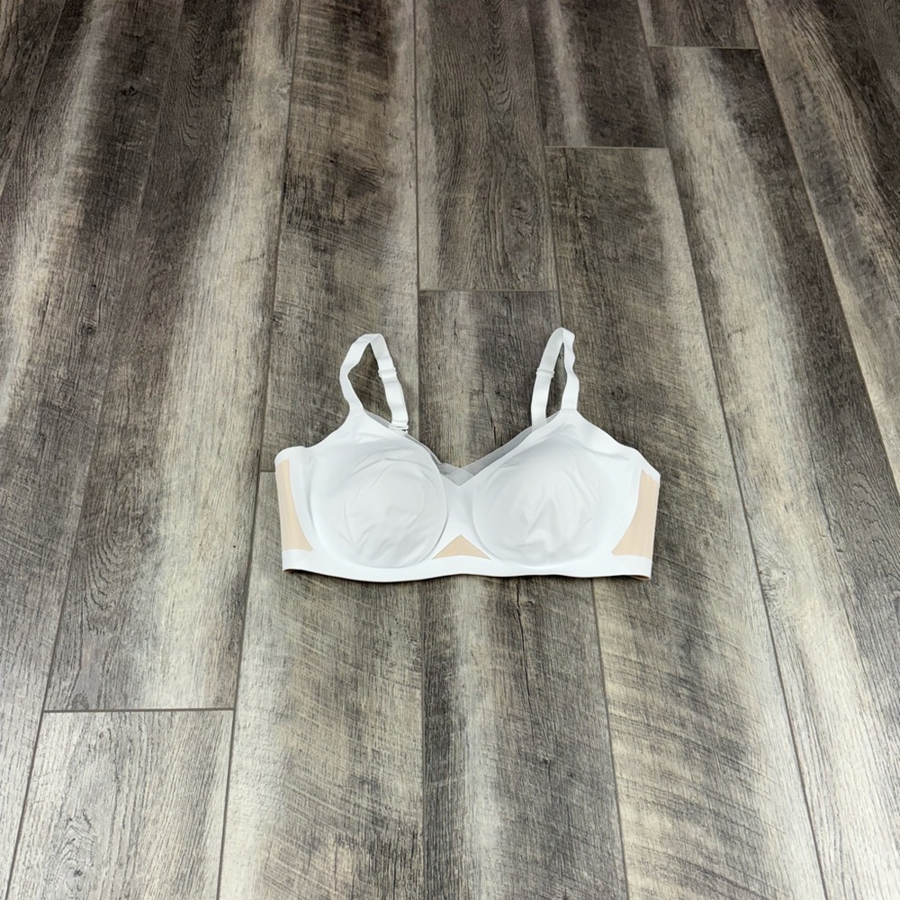 Honeylove White Crossover Bralette
